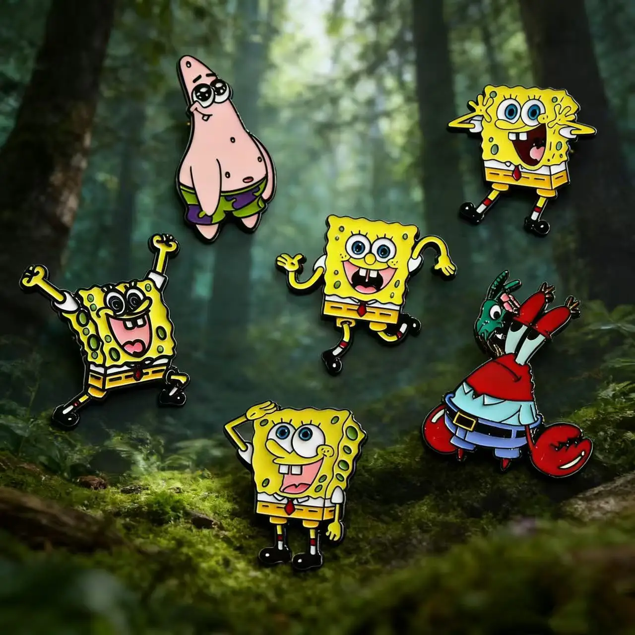 7 PCS SquarePants & Friends Enamel Pin Set – Cartoon Lapel Pins for Backpacks, Jackets, Bags – Cute Collectible Badges for Kids
7 PCS SquarePants & Friends Enamel Pin Set – Cartoon Lapel Pins for Backpacks, Jackets, Bags – Cute Collectible Badges for Kids