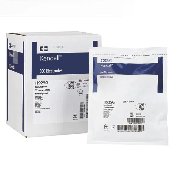 Disposable Electrodes Kendall electrodes with Hydrogel H92SG 31192521 57 x 34 mm
Disposable Electrodes Kendall electrodes with Hydrogel H92SG 31192521 57 x 34 mm