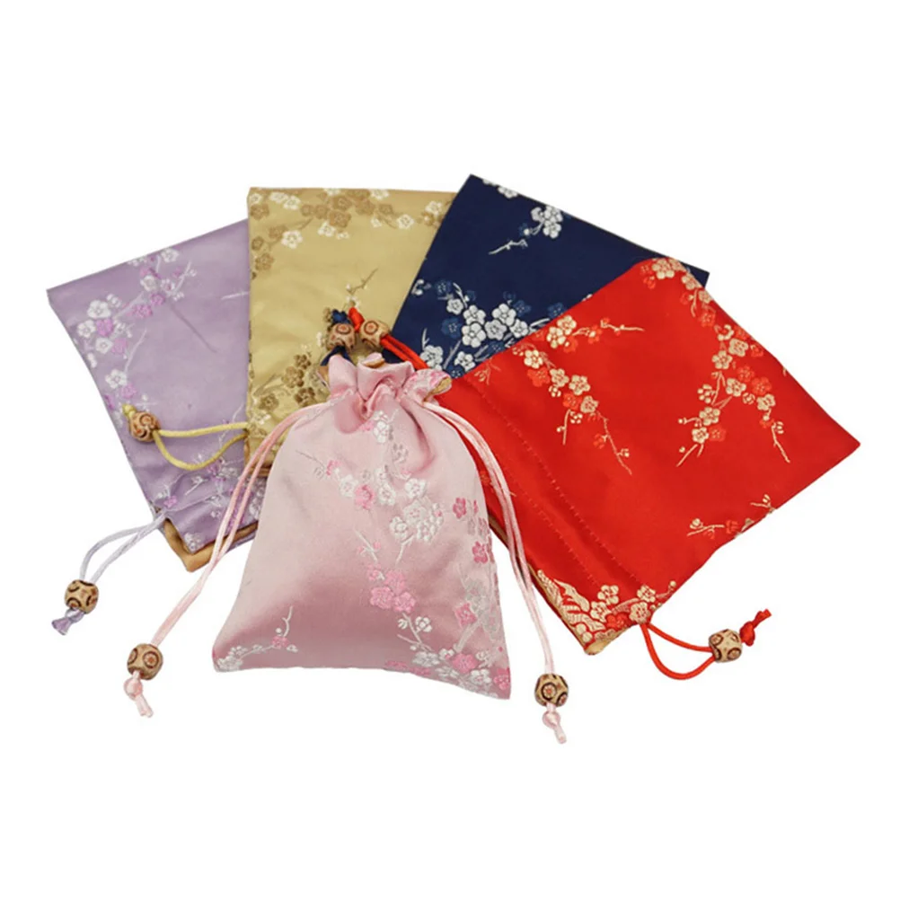 5 Pcs Jewelry Bags Mini Brocade Pouches Velvet Small Pouch Gift Packaging Bags for Women Plum Blossom Pattern Storage Coin Purse
5 Pcs Jewelry Bags Mini Brocade Pouches Velvet Small Pouch Gift Packaging Bags for Women Plum Blossom Pattern Storage Coin Purse