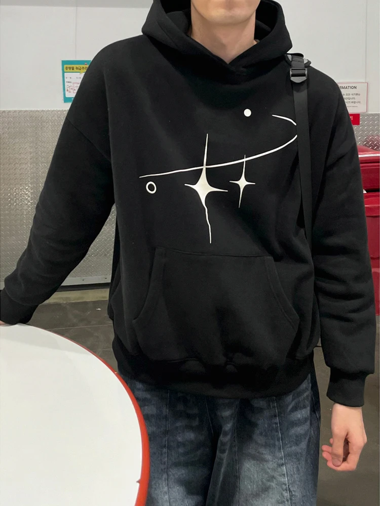 Design Printed Hoodie Sweatshirt Men's Wear 2024 Autumn Loose Cotton Tops Korean Style High Street Trendy Hooded Men Clothing
Design Printed Hoodie Sweatshirt Men's Wear 2024 Autumn Loose Cotton Tops Korean Style High Street Trendy Hooded Men Clothing