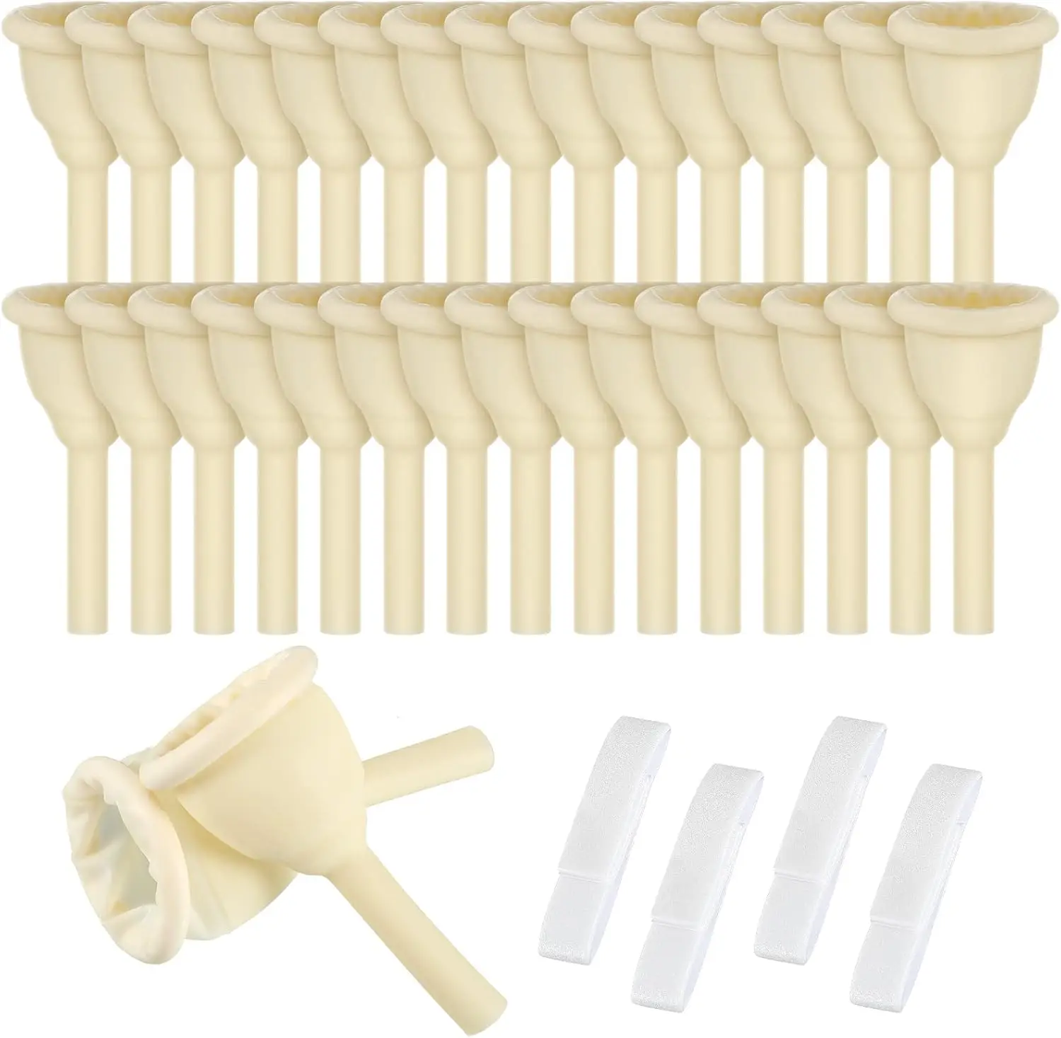 20 pieces latex condom catheters, suitable for male urinary incontinence patients, with adhesive tape, 4 sizes available.
20 pieces latex condom catheters, suitable for male urinary incontinence patients, with adhesive tape, 4 sizes available.