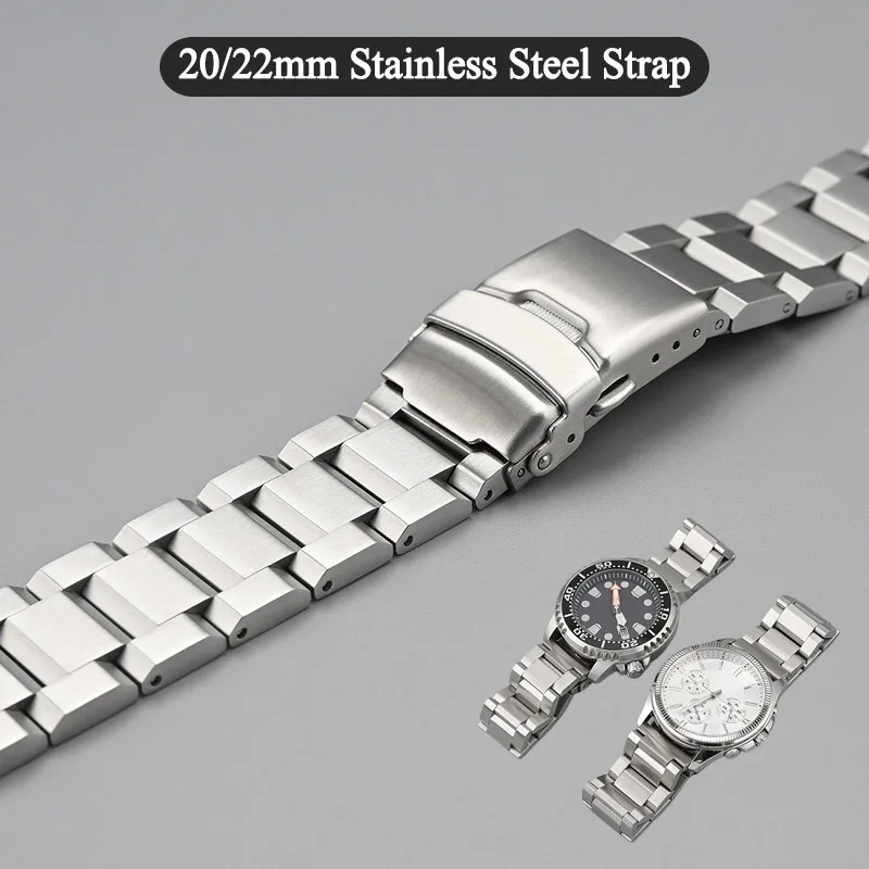 20mm 22mm QuickRelease Stainless Steel universal Watch Strap for SEIKO SKX007 SRP777 Samsung Huawei Watchband Watch Accessories
20mm 22mm QuickRelease Stainless Steel universal Watch Strap for SEIKO SKX007 SRP777 Samsung Huawei Watchband Watch Accessories