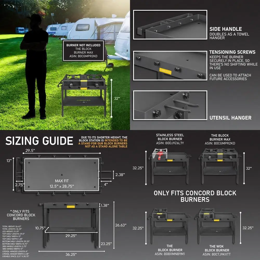 Universal Outdoor Burner Stand for Block Burner, Wok Block, Max, and All Variants
Universal Outdoor Burner Stand for Block Burner, Wok Block, Max, and All Variants