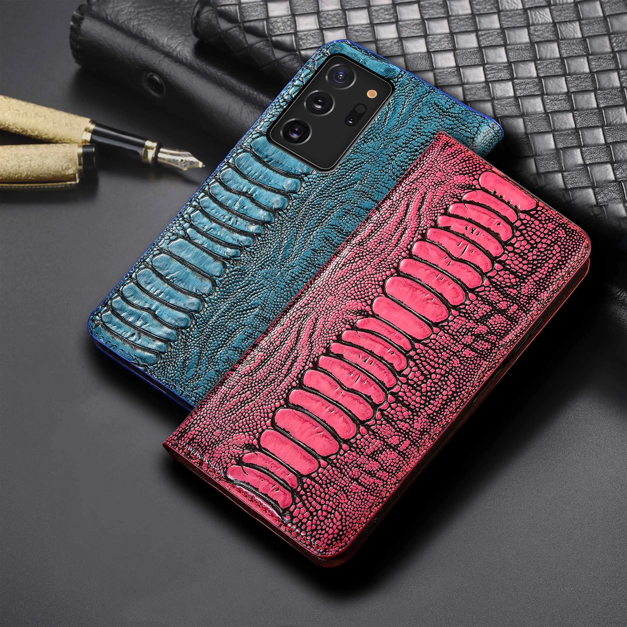 Для Samsung Note 5 7 8 9 10 20 Pro Ultra Lite узором страусиных ног из натуральной кожи, флип-чехол для телефона из воловьей кожи, устойчивый к царапинам 
Для Samsung Note 5 7 8 9 10 20 Pro Ultra Lite узором страусиных ног из натуральной кожи, флип-чехол для телефона из воловьей кожи, устойчивый к царапинам