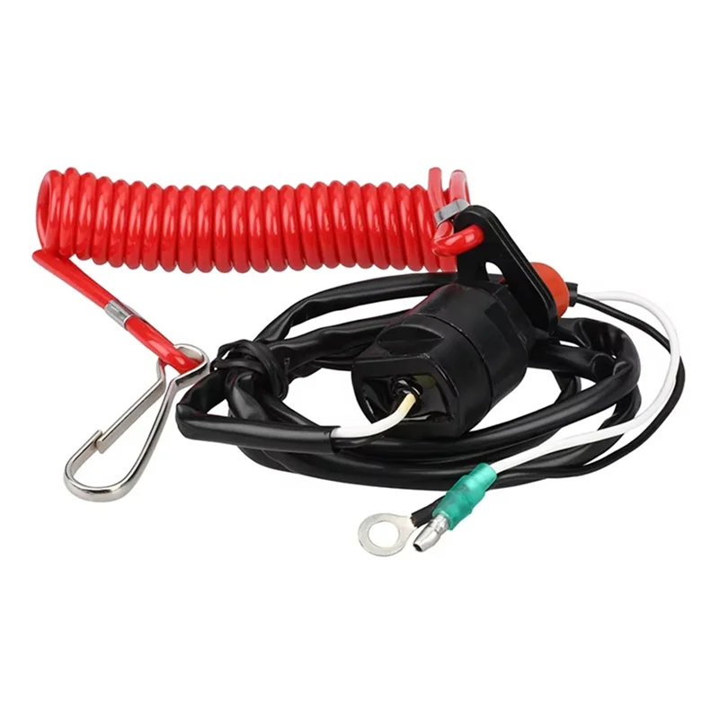 AB56-Stop Switch Assy 66T-82575-01 66T-82575 For Outboard Motors- 2 Stroke 9.9-15HP& 4 Stroke 2-25HP Models
AB56-Stop Switch Assy 66T-82575-01 66T-82575 For Outboard Motors- 2 Stroke 9.9-15HP& 4 Stroke 2-25HP Models