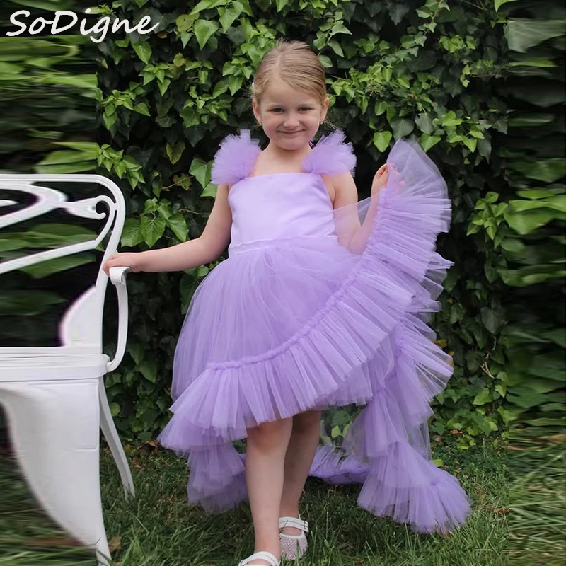 SoDigne Tulle A-line Flower Girl Dress Square Collar Sleeveless 2025 Baby Dresses Princess Birthday Party Kid Gown Customized
SoDigne Tulle A-line Flower Girl Dress Square Collar Sleeveless 2025 Baby Dresses Princess Birthday Party Kid Gown Customized
