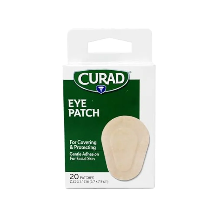 Curad Eye Patches Regular 20 Each Pack of 4
Curad Eye Patches Regular 20 Each Pack of 4