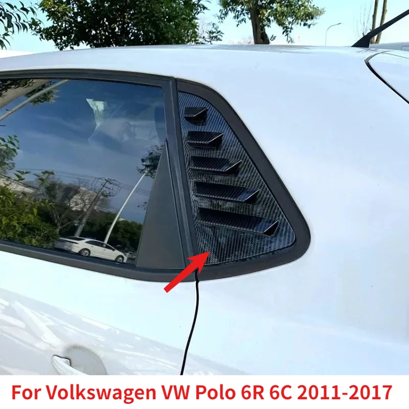 For Volkswagen VW Polo 6R 6C 2011-2017 Car Rear Window Blinds Side Tuyere Louvers Stickers Trim Cover Air Vent Car Accessories
For Volkswagen VW Polo 6R 6C 2011-2017 Car Rear Window Blinds Side Tuyere Louvers Stickers Trim Cover Air Vent Car Accessories