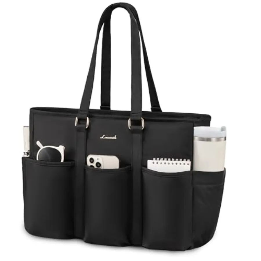 Laptop Tote Bag for Women Work, Teacher Tote Bag Nurse Bag With Large Cup Holder, Utility Professional Computer Bag For Work/Tr
Laptop Tote Bag for Women Work, Teacher Tote Bag Nurse Bag With Large Cup Holder, Utility Professional Computer Bag For Work/Tr