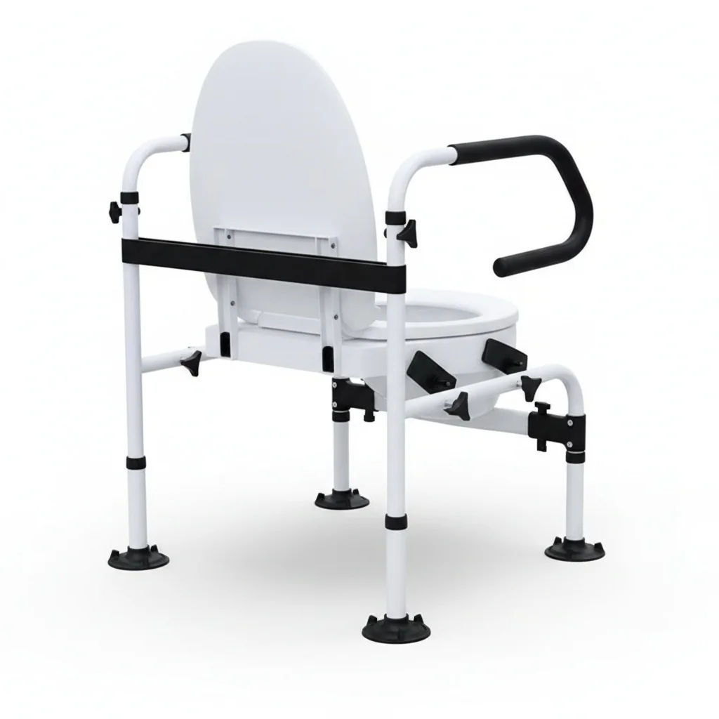 Toilet Armrest Aluminum Alloy Elderly Safety Equipment, 120kg Capacity Anti Fall Bathroom Aid, Handicap Toilet Chair
Toilet Armrest Aluminum Alloy Elderly Safety Equipment, 120kg Capacity Anti Fall Bathroom Aid, Handicap Toilet Chair