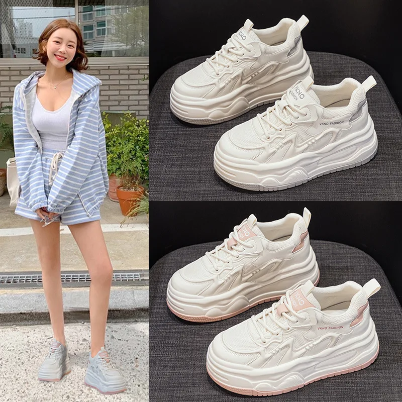 Dad Shoes Women's 2026 Autumn New Thick soled Casual Shoes Low cut Breathable Sports Women's Shoes
Dad Shoes Women's 2026 Autumn New Thick soled Casual Shoes Low cut Breathable Sports Women's Shoes