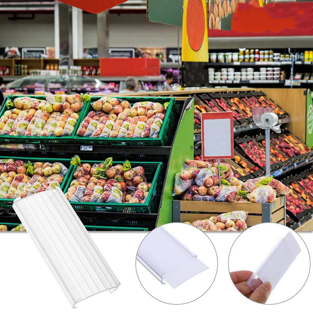 20pcs Price Tag Strips 75mm Clear PVC Shelf Sign Holder for Supermarket Display Labels Retail Tags Wire Shelving
20pcs Price Tag Strips 75mm Clear PVC Shelf Sign Holder for Supermarket Display Labels Retail Tags Wire Shelving