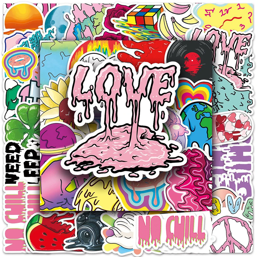 10/30/50pcs Cartoon Creative Melting Pattern Stickers Personalized Graffiti Decals Laptop Phone Luggage Aesthetic Art Sticker
10/30/50pcs Cartoon Creative Melting Pattern Stickers Personalized Graffiti Decals Laptop Phone Luggage Aesthetic Art Sticker