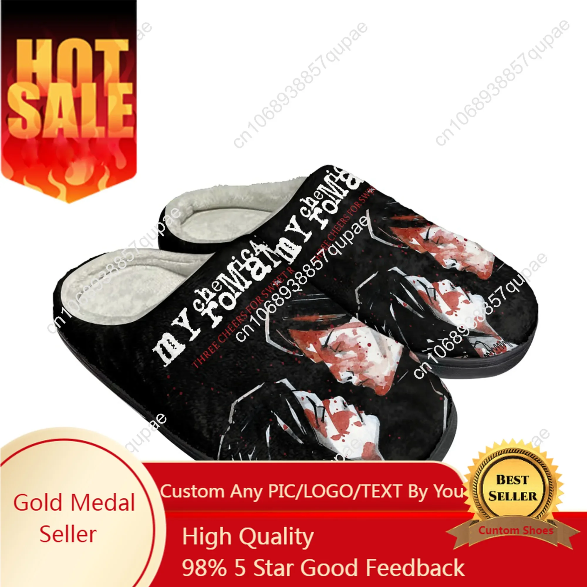My Chemical Romance Rock Band Home Cotton Custom Slippers Mens Women Sandals Plush Casual Keep Warm Shoes Couple Thermal Slipper
My Chemical Romance Rock Band Home Cotton Custom Slippers Mens Women Sandals Plush Casual Keep Warm Shoes Couple Thermal Slipper