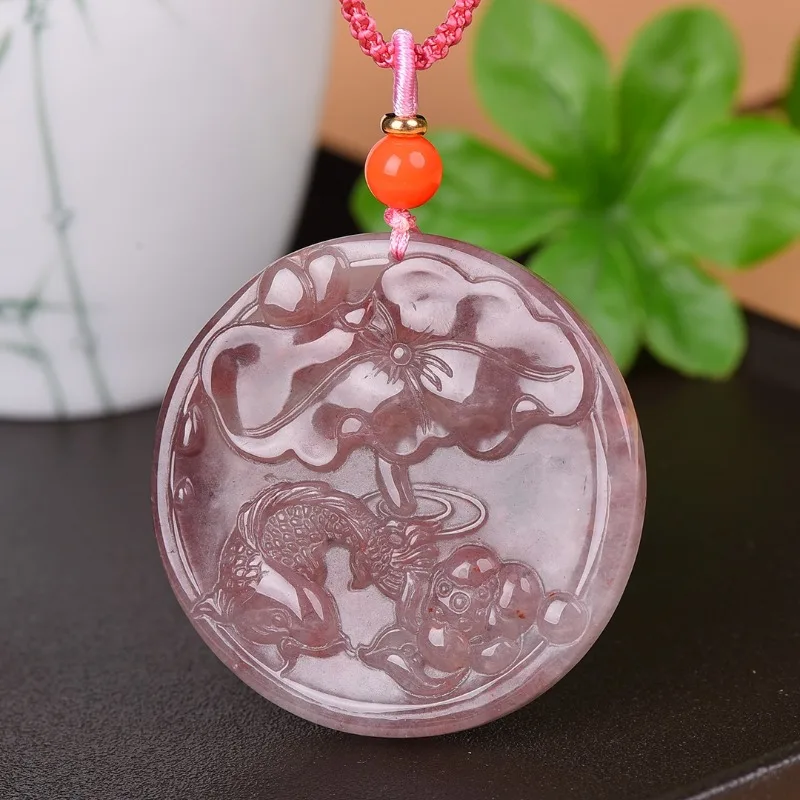Exquisite Gold Silk Jade Lotus Year Fish Fashion Craftsmanship Men's and Women's Pendants
Exquisite Gold Silk Jade Lotus Year Fish Fashion Craftsmanship Men's and Women's Pendants
