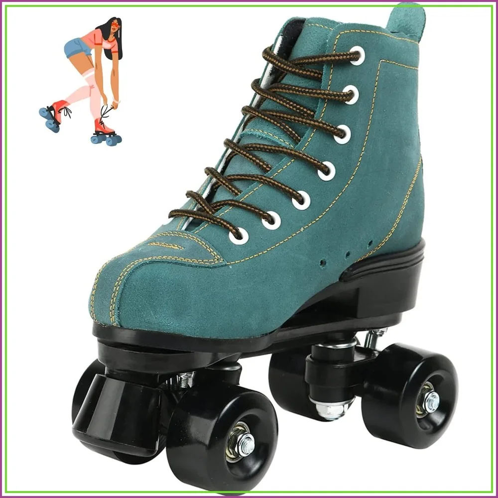 High Top Roller Skates for Women Men Kids, Adjustable Quad Skates Indoor Outdoor
High Top Roller Skates for Women Men Kids, Adjustable Quad Skates Indoor Outdoor