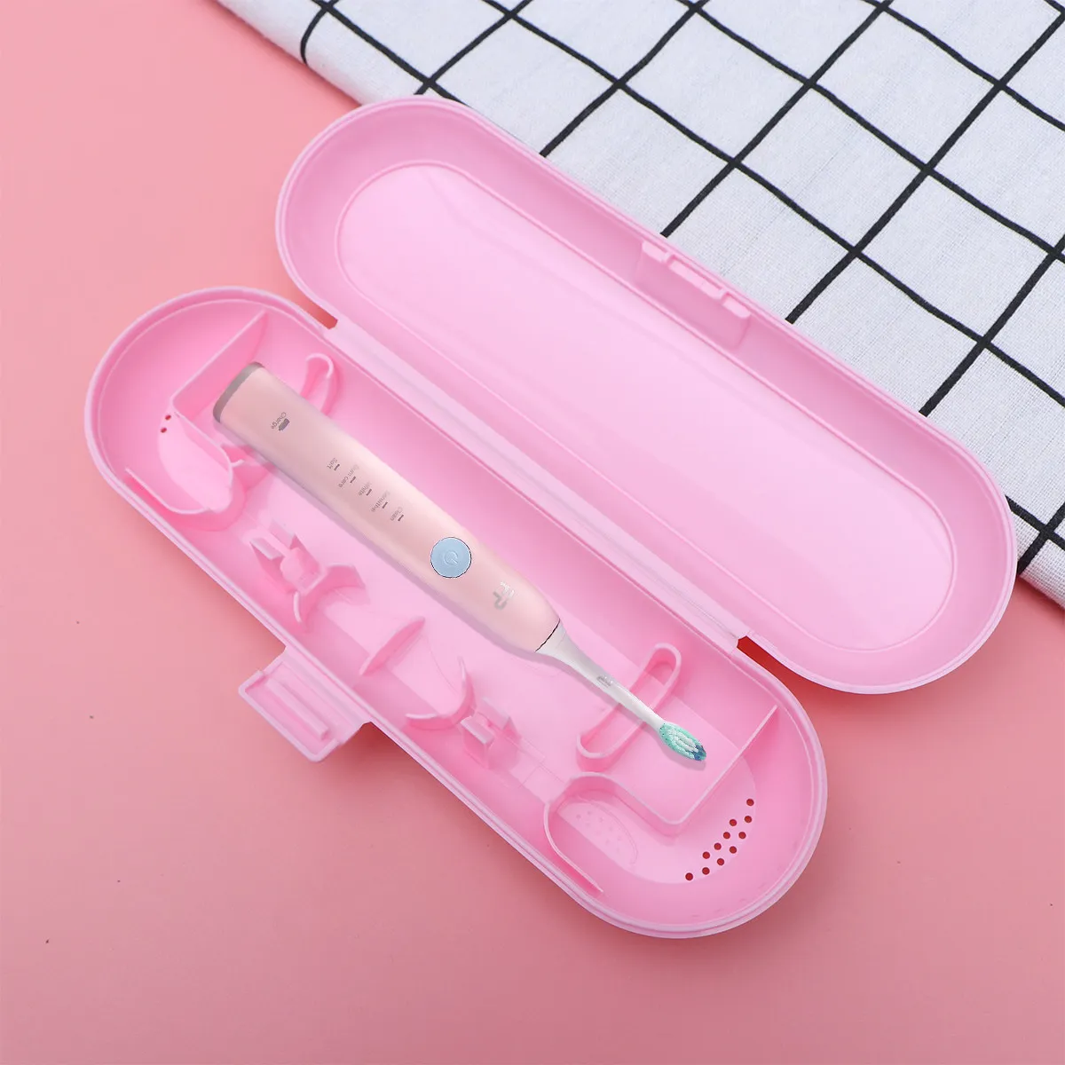 2Pcs Premium Electric Toothbrush Holder Box Compact Travel Case for Electric Toothbrush Head and Handle Eco Friendly PP Material
2Pcs Premium Electric Toothbrush Holder Box Compact Travel Case for Electric Toothbrush Head and Handle Eco Friendly PP Material