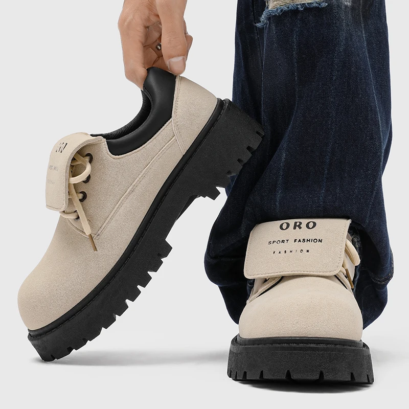 Спецодежда Туфли дерби на высоком каблуке на толстой подошве, мужские туфли с уникальным откидным верхом и большими полями
Спецодежда Туфли дерби на высоком каблуке на толстой подошве, мужские туфли с уникальным откидным верхом и большими полями