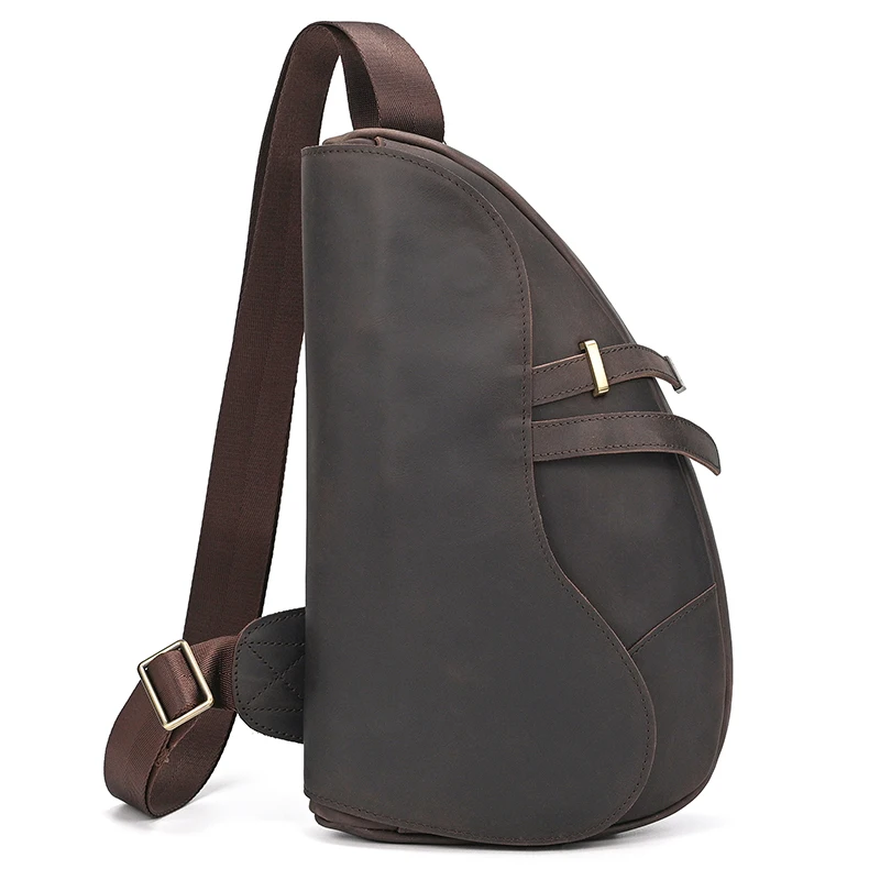 New Arrivals Chest Bag Genuine Leather For Men Male Chest Pack Single Shoulder Bagpack Men's Crossbody Bags Retro Style Man Bag
New Arrivals Chest Bag Genuine Leather For Men Male Chest Pack Single Shoulder Bagpack Men's Crossbody Bags Retro Style Man Bag