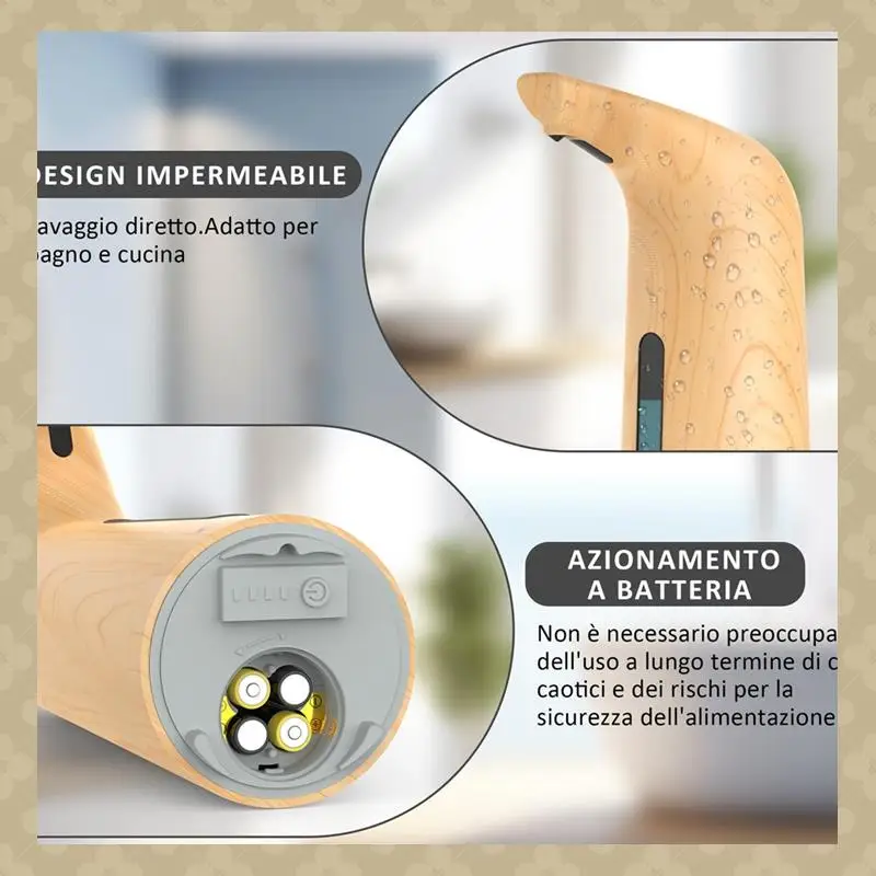 AB45 Автоматический дозатор мыла с 4 регулируемыми уровнями, электрический дозатор жидкого мыла на 400 мл, водонепроницаемость IPX6 для домашнего офиса
AB45 Автоматический дозатор мыла с 4 регулируемыми уровнями, электрический дозатор жидкого мыла на 400 мл, водонепроницаемость IPX6 для домашнего офиса