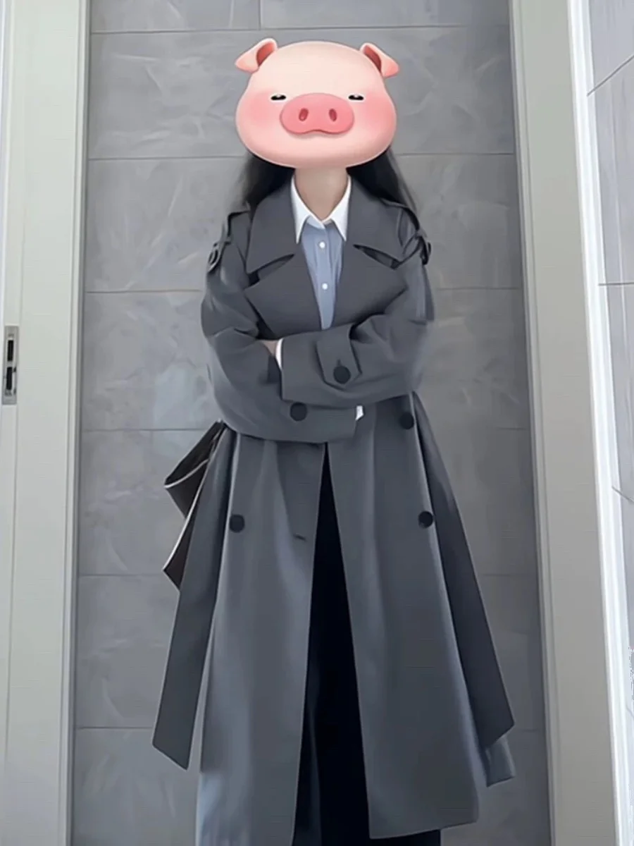 Корейский стиль для женщин, средней длины, новинка весны-осени 2026, повседневный, в британском стиле, с эффектом люкс, легкий
Корейский стиль для женщин, средней длины, новинка весны-осени 2026, повседневный, в британском стиле, с эффектом люкс, легкий