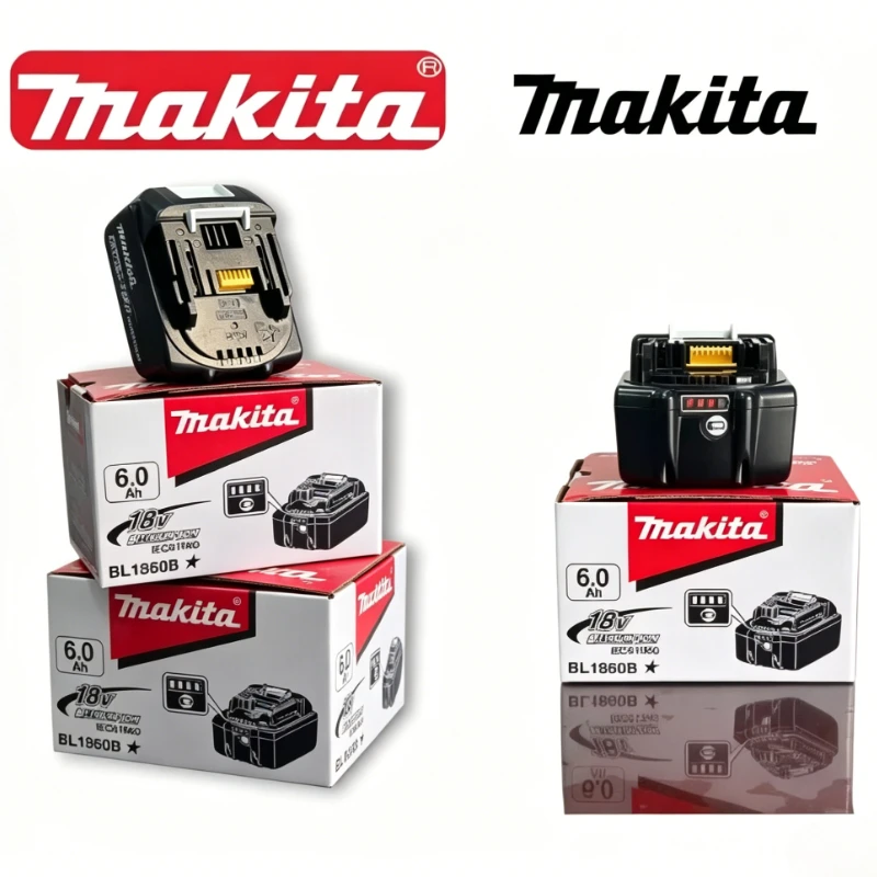 Original Makita battery 18V 6Ah/5Ah rechargeable battery, power tool BL1830 BL1840、BL1850、BL1860B for Makita 18V battery
Original Makita battery 18V 6Ah/5Ah rechargeable battery, power tool BL1830 BL1840、BL1850、BL1860B for Makita 18V battery