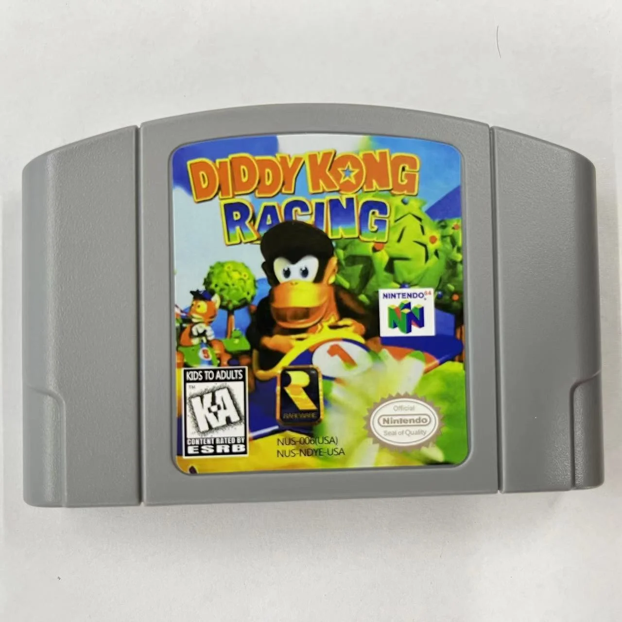 N64 Game Cartridge DIDDY KONG RACING USA Version N64 Grey Shell DONKEY KONG 64-bit Console Video Game Factory Price
N64 Game Cartridge DIDDY KONG RACING USA Version N64 Grey Shell DONKEY KONG 64-bit Console Video Game Factory Price