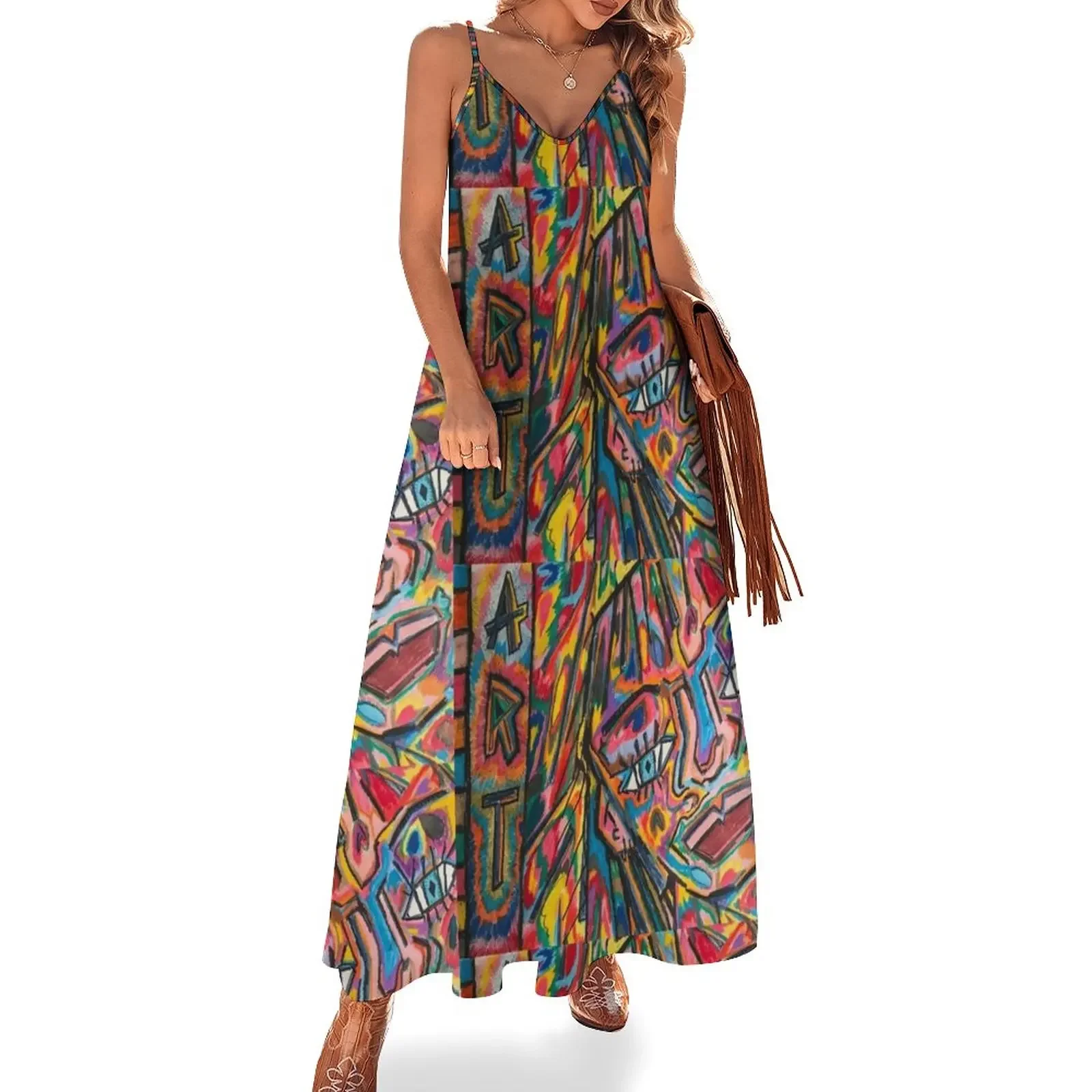 Artfully color of the world Sleeveless Dress party dress women elegant luxury wedding dresses for parties Dress
Artfully color of the world Sleeveless Dress party dress women elegant luxury wedding dresses for parties Dress