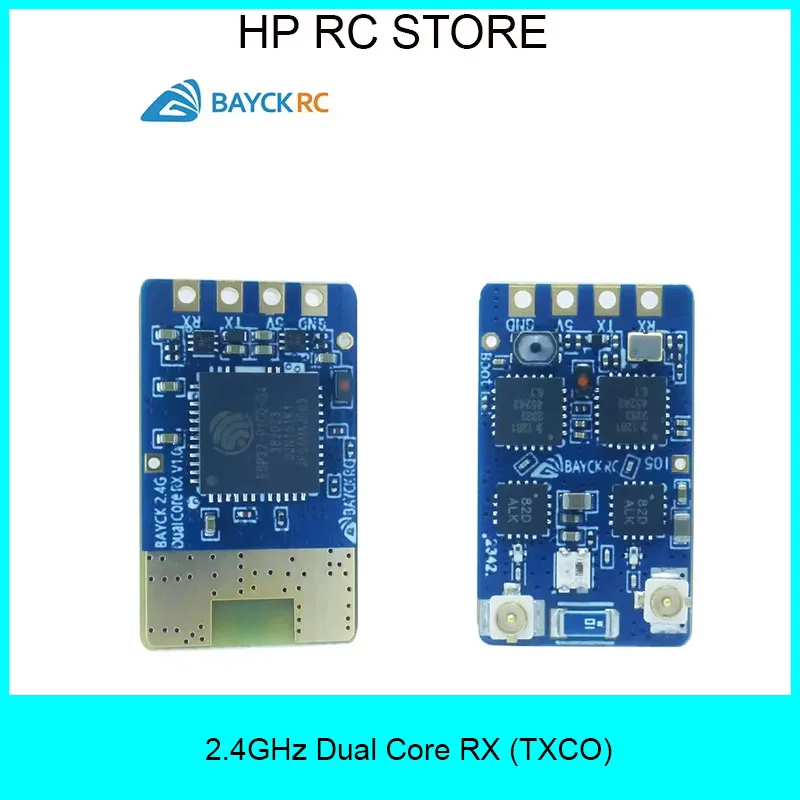 BAYCK 2.4G ELRS Dual - Core Receiver, ExpressLRS RX with Dual 90/150mm T-Type Antennas, Ideal for FPV Freestyle & Racing Drones
BAYCK 2.4G ELRS Dual - Core Receiver, ExpressLRS RX with Dual 90/150mm T-Type Antennas, Ideal for FPV Freestyle & Racing Drones