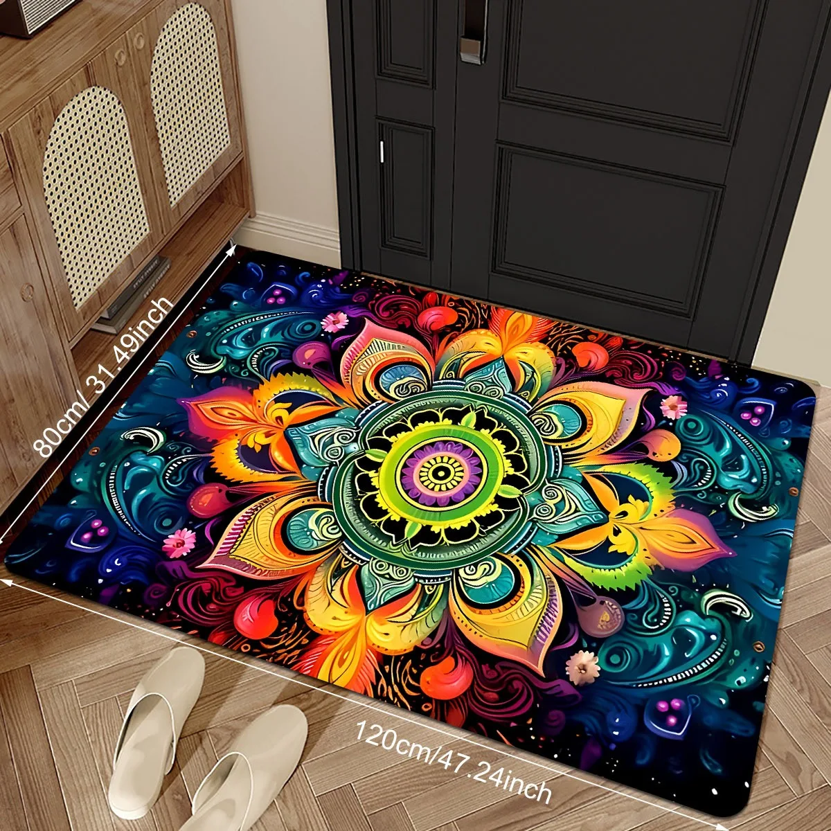 1PC Bohemia flowers pattern Door Mats Kitchen Rugs Non-Slip Pop design Bedroom Rugs Bath Mat Carpet for Home Sink Laundry Decor
1PC Bohemia flowers pattern Door Mats Kitchen Rugs Non-Slip Pop design Bedroom Rugs Bath Mat Carpet for Home Sink Laundry Decor