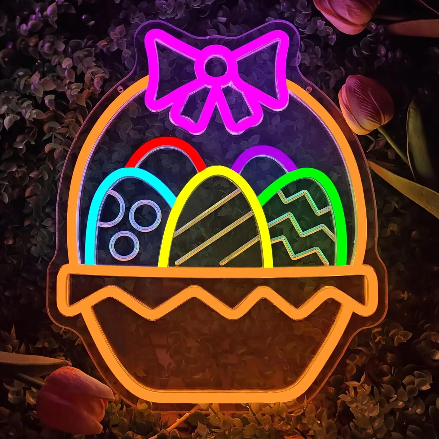 Egg Basket Neon Sign Dimmable Energy-Efficient Night light for Shop Store Supermarket Holiday Decor Wall Draw Birthday Art Gifts
Egg Basket Neon Sign Dimmable Energy-Efficient Night light for Shop Store Supermarket Holiday Decor Wall Draw Birthday Art Gifts