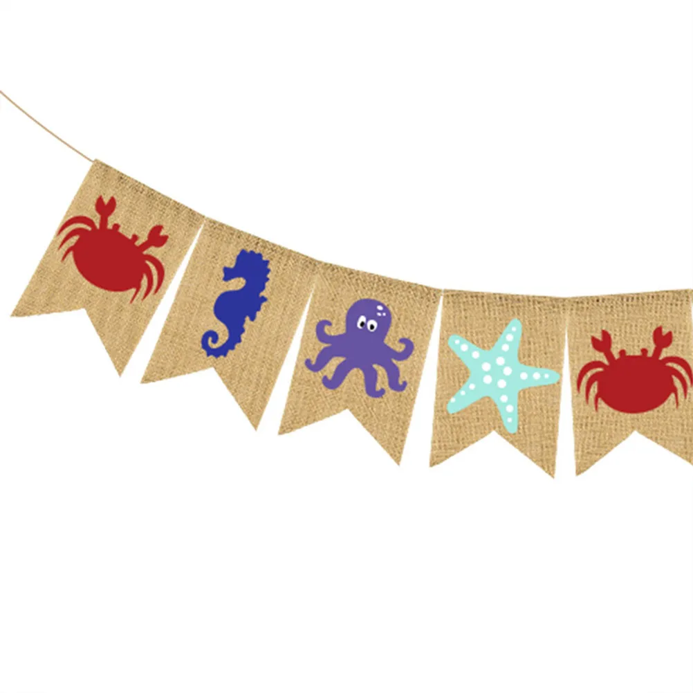 Ocean Animal Banner Linen Material Kids Room Decorations Party Supplies Vibrant Color Undersea Theme Flags Set Ocean Decor
Ocean Animal Banner Linen Material Kids Room Decorations Party Supplies Vibrant Color Undersea Theme Flags Set Ocean Decor