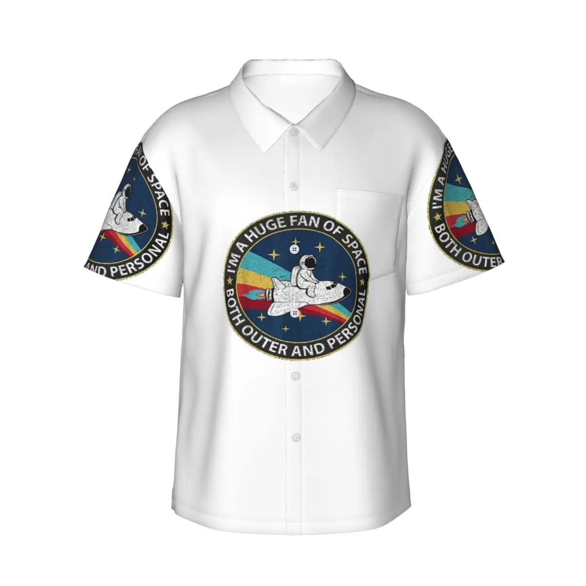 Огромный веер космоса оба внешние и личные мужские рубашки Гавайская рубашка с коротким рукавом Модные топы на пуговицах для летнего пляжа
Огромный веер космоса оба внешние и личные мужские рубашки Гавайская рубашка с коротким рукавом Модные топы на пуговицах для летнего пляжа