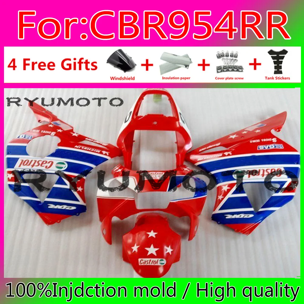 ABS NEW Fairings kit for HONDA 2002 2003 CBR900RR CBR954RR 02 03 CBR 900CC 954 900 954RR CBR900 CBR954 RR fairing
ABS NEW Fairings kit for HONDA 2002 2003 CBR900RR CBR954RR 02 03 CBR 900CC 954 900 954RR CBR900 CBR954 RR fairing