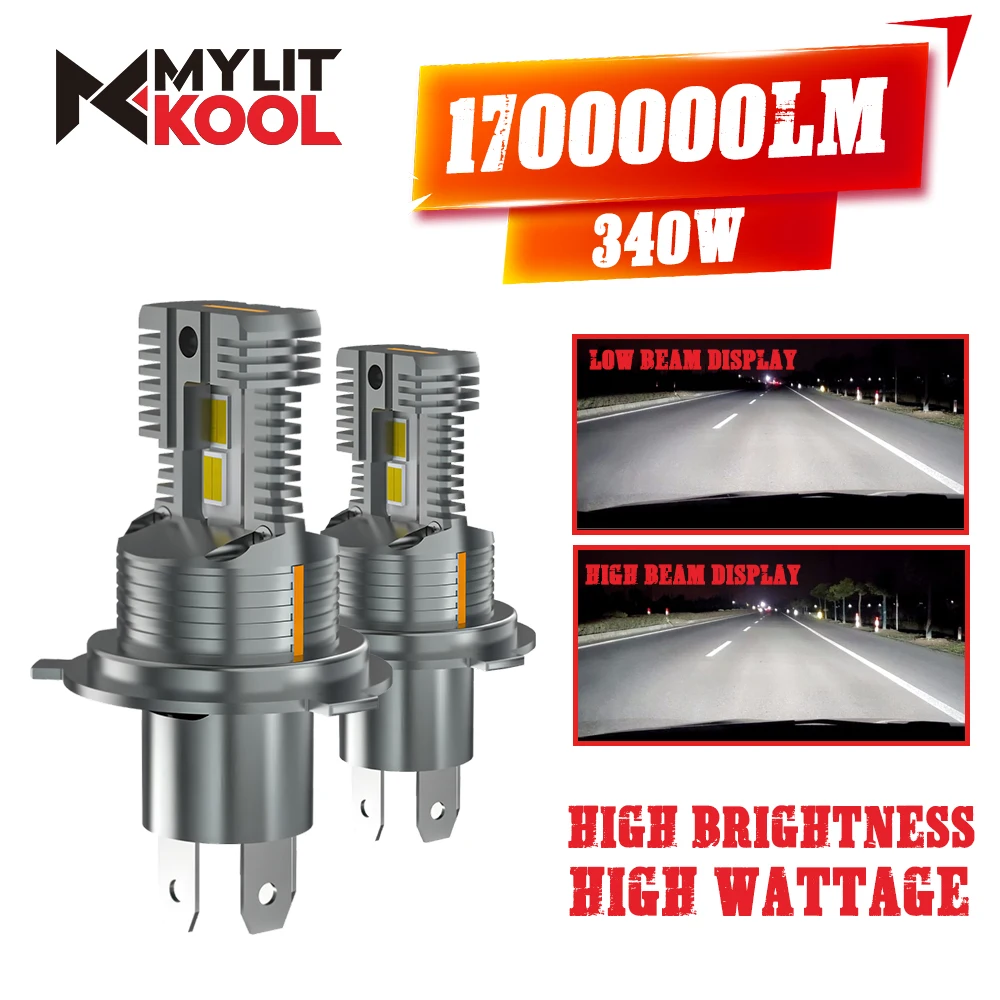 H4 Fog Lights Bulb Led Car Headlight H4 Light Bulbs Fan in Line H4 9003 HB2 Car Fog Bulb Plug and Play 1700000lm 6000K Lamp 12V
H4 Fog Lights Bulb Led Car Headlight H4 Light Bulbs Fan in Line H4 9003 HB2 Car Fog Bulb Plug and Play 1700000lm 6000K Lamp 12V