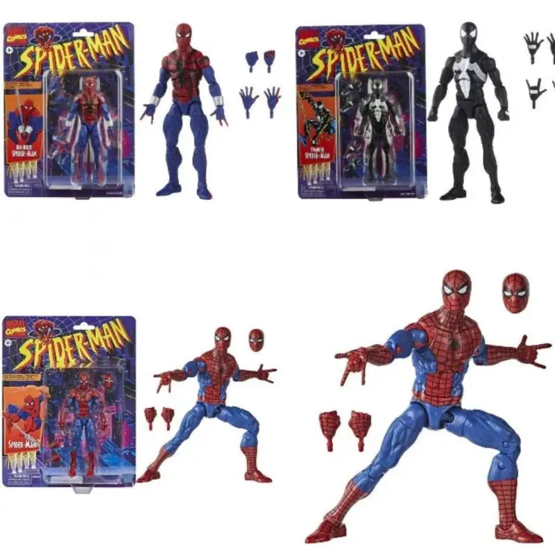 Marvel Legends Spider Man 3 Black Spider Man Retro Hanging Card Model Doll Action Figure Birthday Gift
Marvel Legends Spider Man 3 Black Spider Man Retro Hanging Card Model Doll Action Figure Birthday Gift