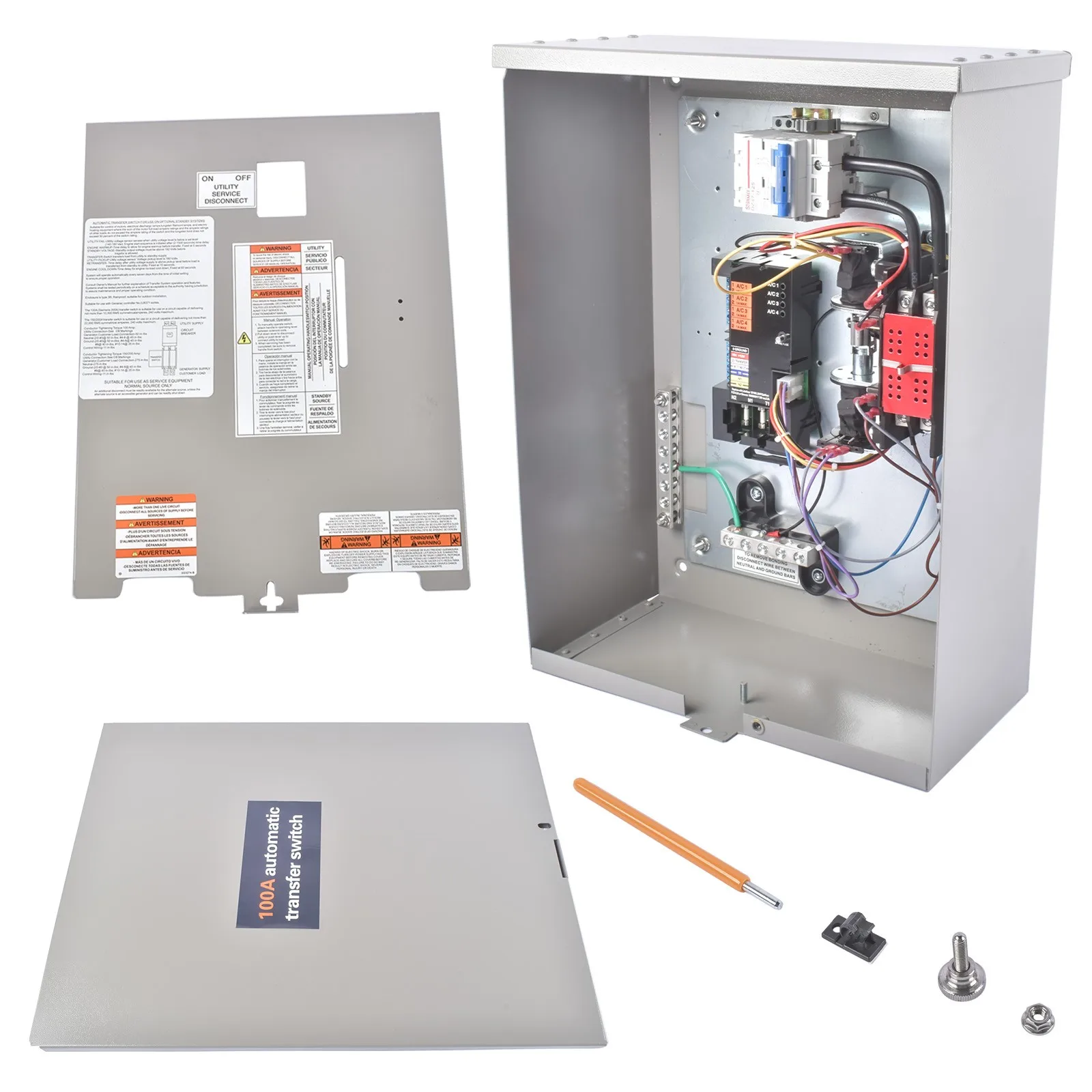 AP01 100 Amp Single Phase Generator Automatic Transfer Switch for Generac RXSW100A3
AP01 100 Amp Single Phase Generator Automatic Transfer Switch for Generac RXSW100A3