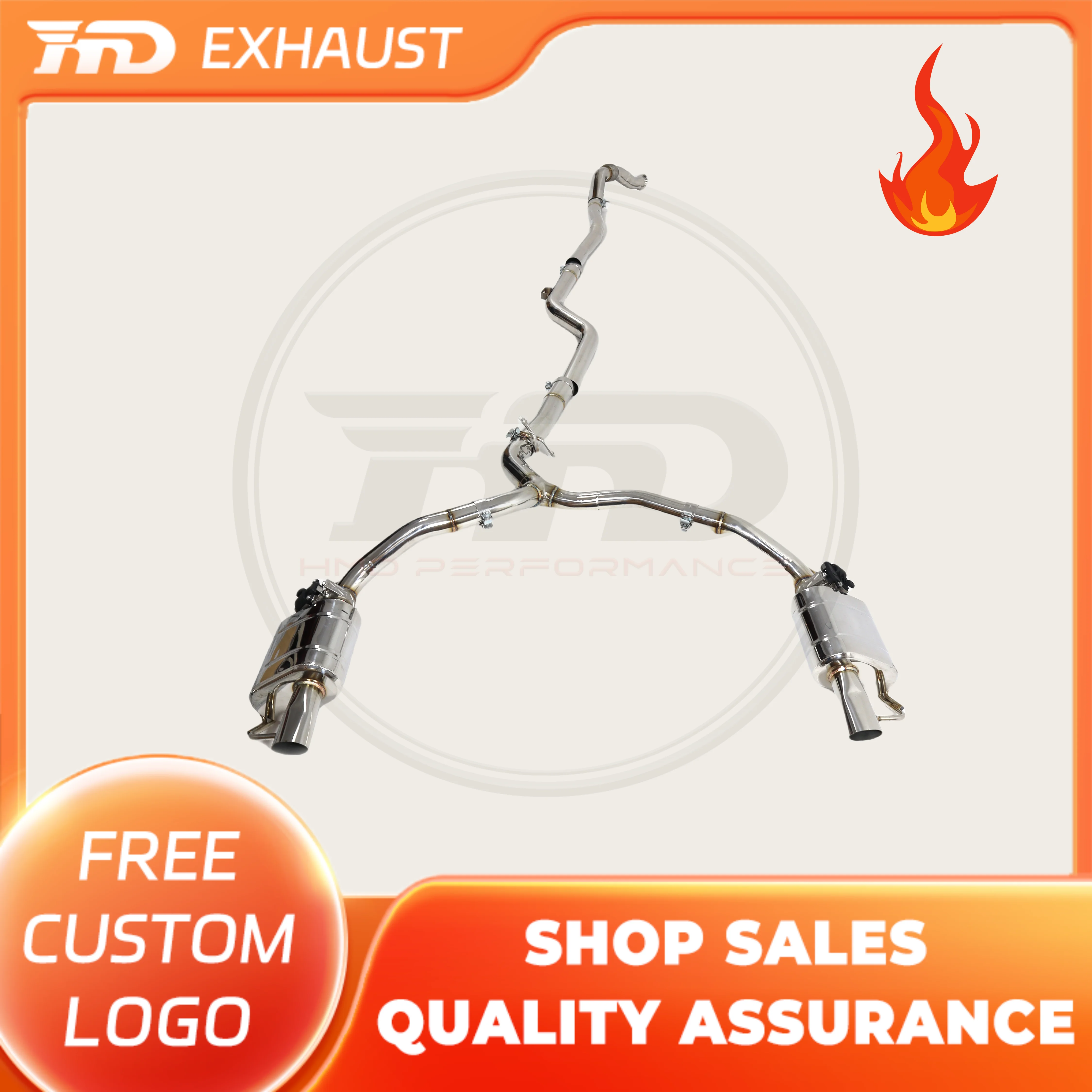 HMD Exclusive customization Exhaust System Stainless Steel Performance Catback for Mercedes Benz AMG E53 W213 Muffler With Valve
HMD Exclusive customization Exhaust System Stainless Steel Performance Catback for Mercedes Benz AMG E53 W213 Muffler With Valve