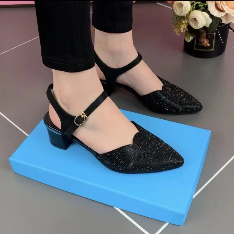 Fashionable Korean Style Women's Sandals Summer New Arrival Mid-high Heel Platform Single Buckle Closure Flat Shoes
Fashionable Korean Style Women's Sandals Summer New Arrival Mid-high Heel Platform Single Buckle Closure Flat Shoes