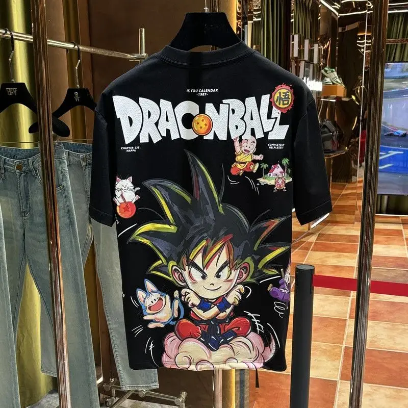 Anime Son Goku T-Shirt Dragon Ball Cartoon Summer Soft Comfortable Polyester Men Short Sleeve Retro Street Printed Clothes
Anime Son Goku T-Shirt Dragon Ball Cartoon Summer Soft Comfortable Polyester Men Short Sleeve Retro Street Printed Clothes