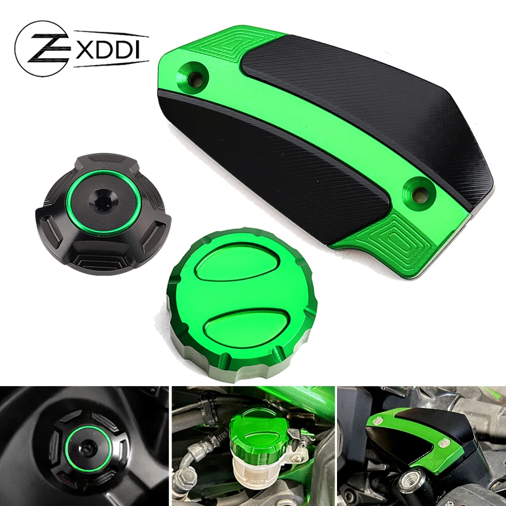 For Kawasaki Z900 Z650 Z 900 650 ABS RS Ninja650 2017-2024 2023 CNC Motorcycle Brake Reservoir Clutch Fluid Cover Oil Filler Cap
For Kawasaki Z900 Z650 Z 900 650 ABS RS Ninja650 2017-2024 2023 CNC Motorcycle Brake Reservoir Clutch Fluid Cover Oil Filler Cap