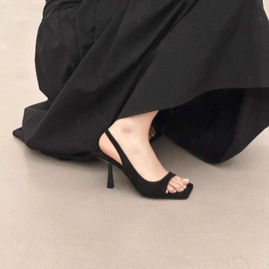 Fashion Brand Designer Heeled Sandals Women Polka Dot Square Toe Summer Open Toe Sexy Banquet Party Elegant Comfort Office Heels
Fashion Brand Designer Heeled Sandals Women Polka Dot Square Toe Summer Open Toe Sexy Banquet Party Elegant Comfort Office Heels