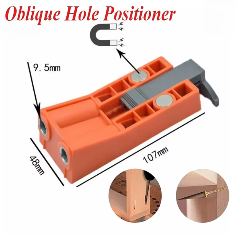Pocket Hole Jig Set Bevel Angle Drill Guide 9.5mm Step Drill Hole Puncher With Magnet Positioning Slider Jig Carpentry Tools
Pocket Hole Jig Set Bevel Angle Drill Guide 9.5mm Step Drill Hole Puncher With Magnet Positioning Slider Jig Carpentry Tools