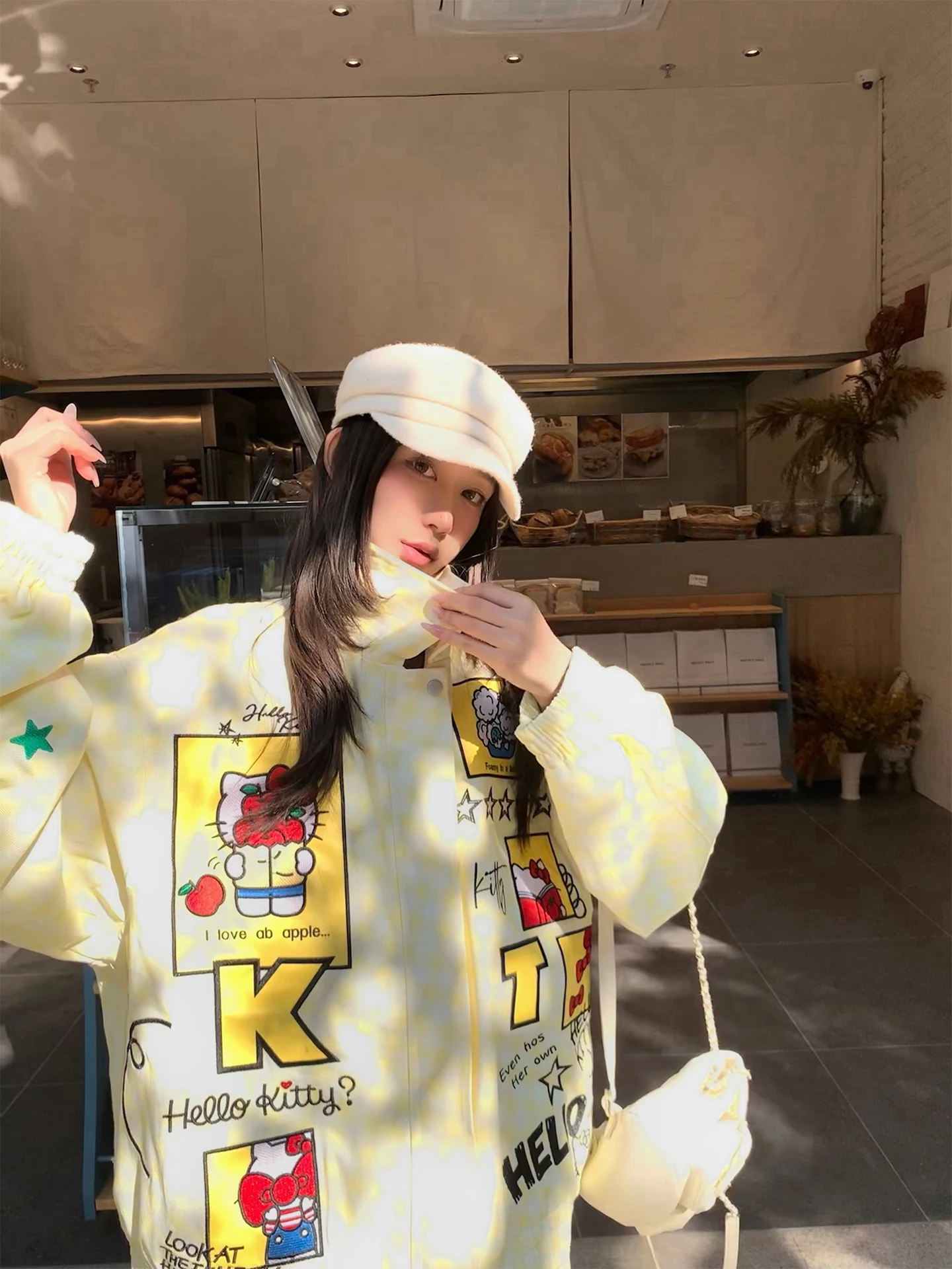 Женская модная куртка Xueke Yellow Kit в стиле пэчворк, свободного кроя, на молнии, с длинными рукавами, зимняя верхняя одежда
Женская модная куртка Xueke Yellow Kit в стиле пэчворк, свободного кроя, на молнии, с длинными рукавами, зимняя верхняя одежда