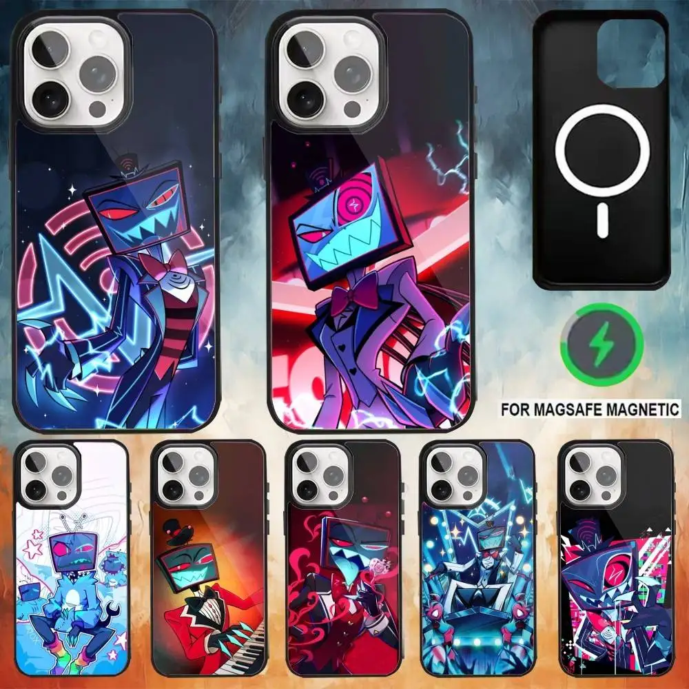 Icon Vox H-Hazbin Hotel Phone Case For iPhone 17,16,15,14,13,12,Plus,Pro,Max for Magsafe Magnetic Wireless Charging
Icon Vox H-Hazbin Hotel Phone Case For iPhone 17,16,15,14,13,12,Plus,Pro,Max for Magsafe Magnetic Wireless Charging