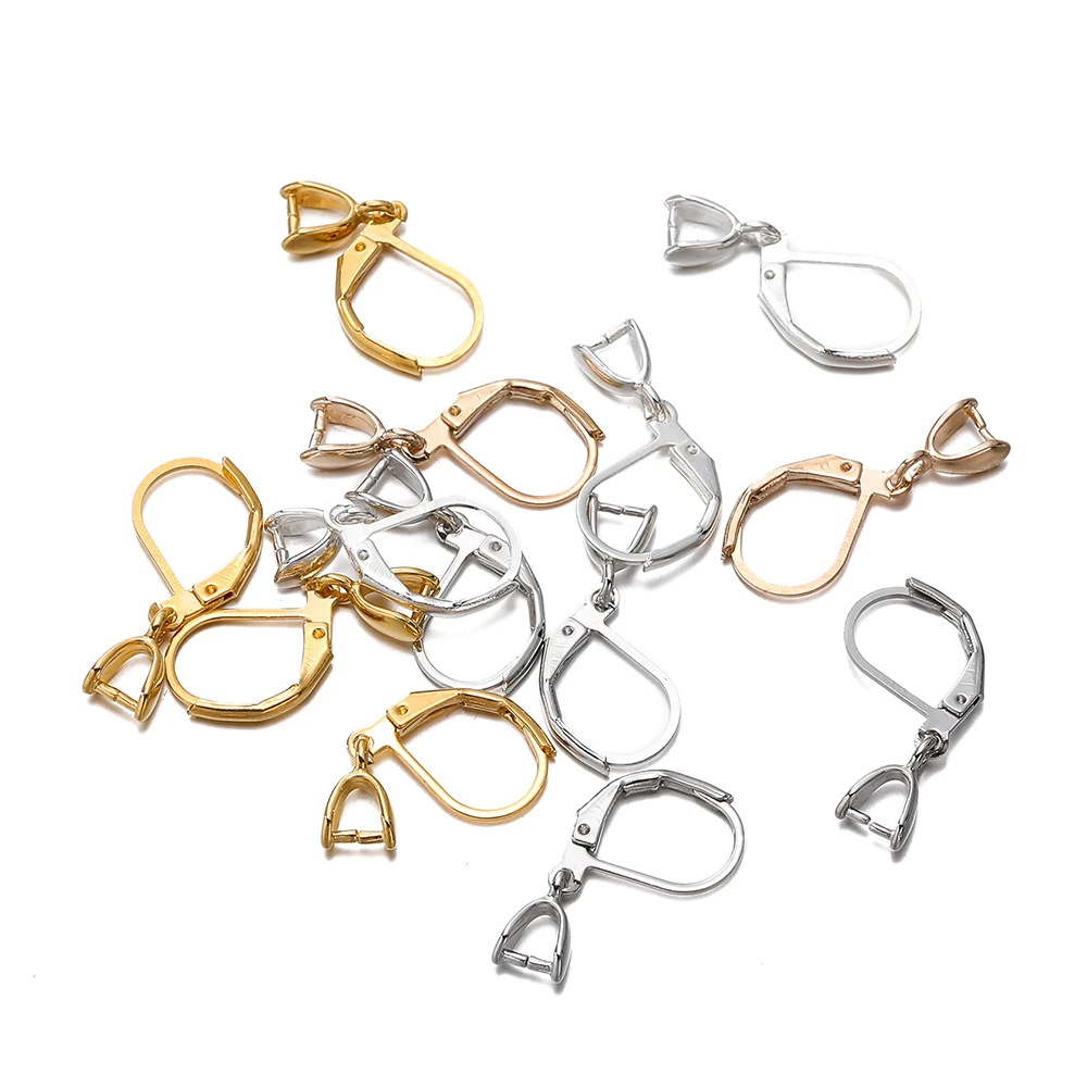 10pcs/lot French Earring Lever Back Ear Wire Hoop Open Loop Clip Clasp Earring Hooks for DIY Jewelry Earring Making
10pcs/lot French Earring Lever Back Ear Wire Hoop Open Loop Clip Clasp Earring Hooks for DIY Jewelry Earring Making