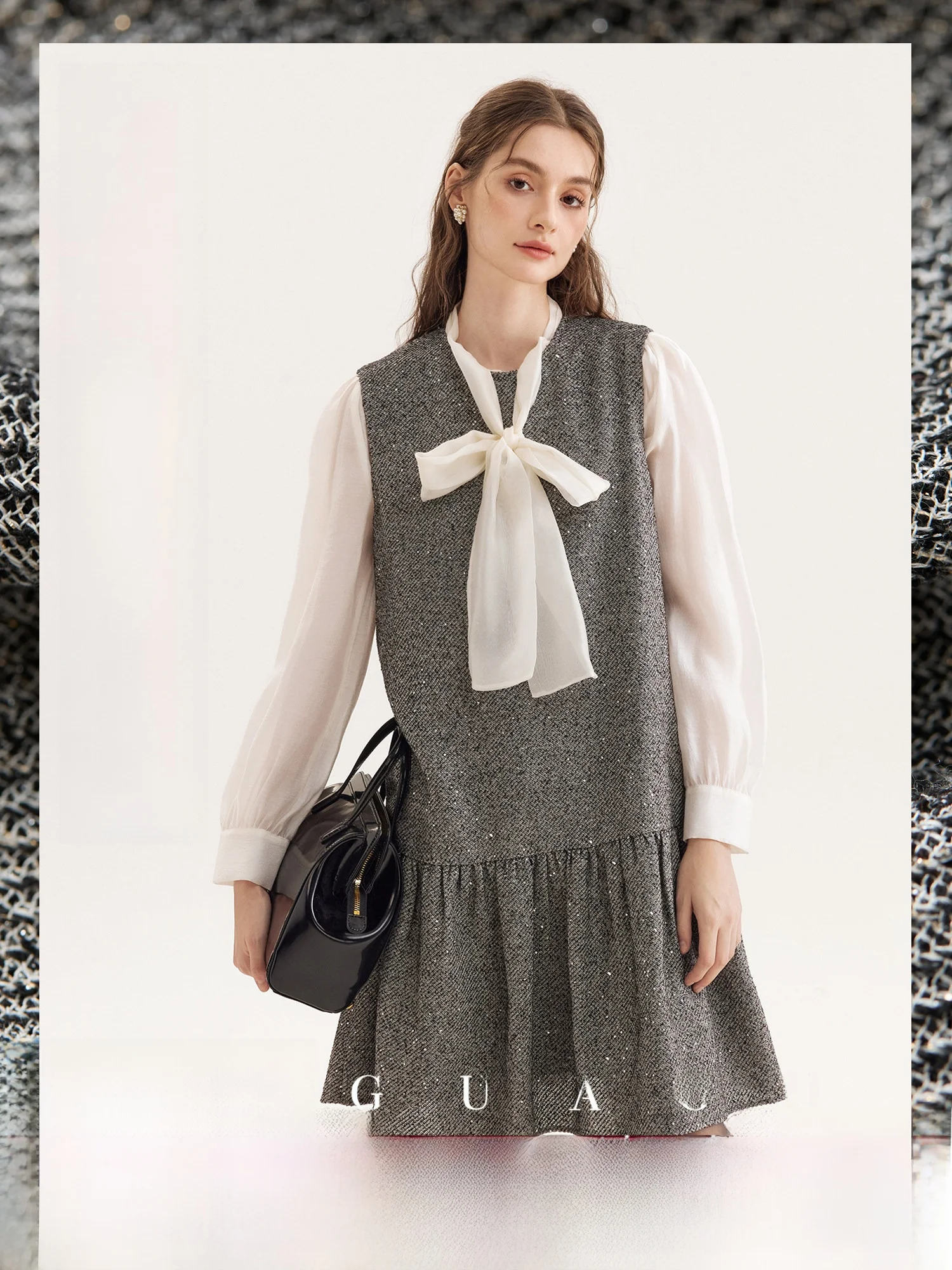 Шерстяное пальто серии Ele Madoeline Жилет Dr irt Set by Pumpkin Valley Long Sve round Ne Pure Color Commute Sle
Шерстяное пальто серии Ele Madoeline Жилет Dr irt Set by Pumpkin Valley Long Sve round Ne Pure Color Commute Sle