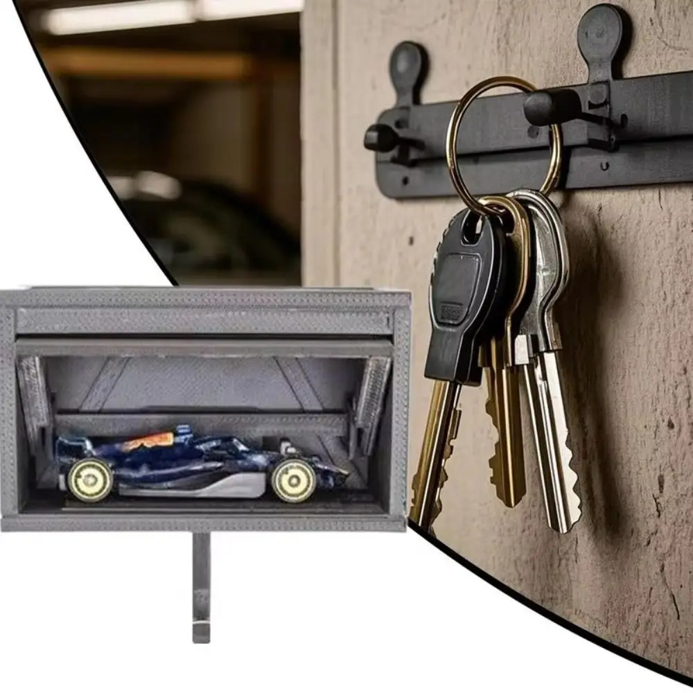 Open Garage Door Design Modern Key Holder Wall Mount Decorative Car Garage Key Holder Space-Saving Easy Installation
Open Garage Door Design Modern Key Holder Wall Mount Decorative Car Garage Key Holder Space-Saving Easy Installation