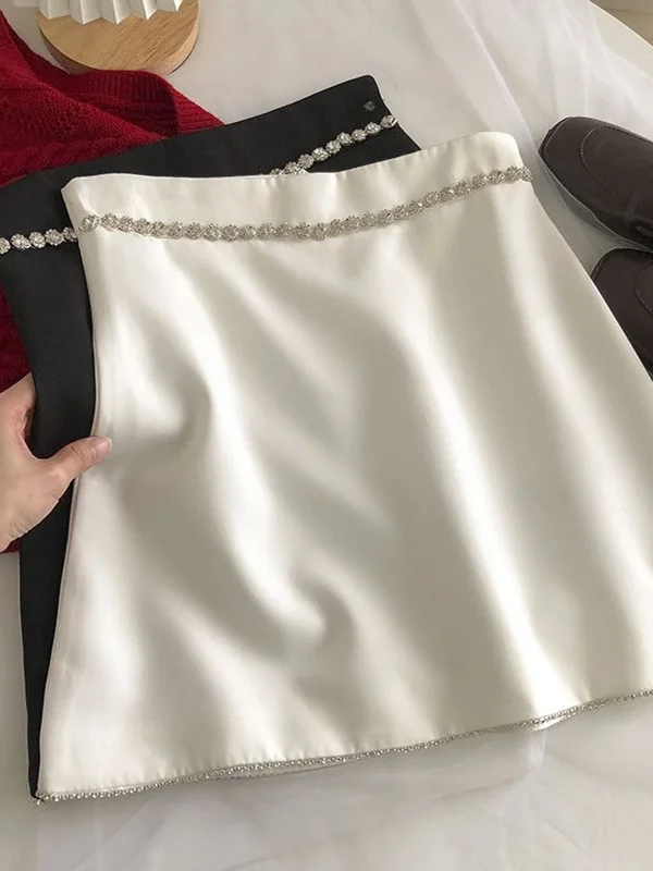 A-Line Skirt Heavy Embelliment Water Diamond High Waist Design Commute Sle ort Skirt Korean Version Polyester...
A-Line Skirt Heavy Embelliment Water Diamond High Waist Design Commute Sle ort Skirt Korean Version Polyester...