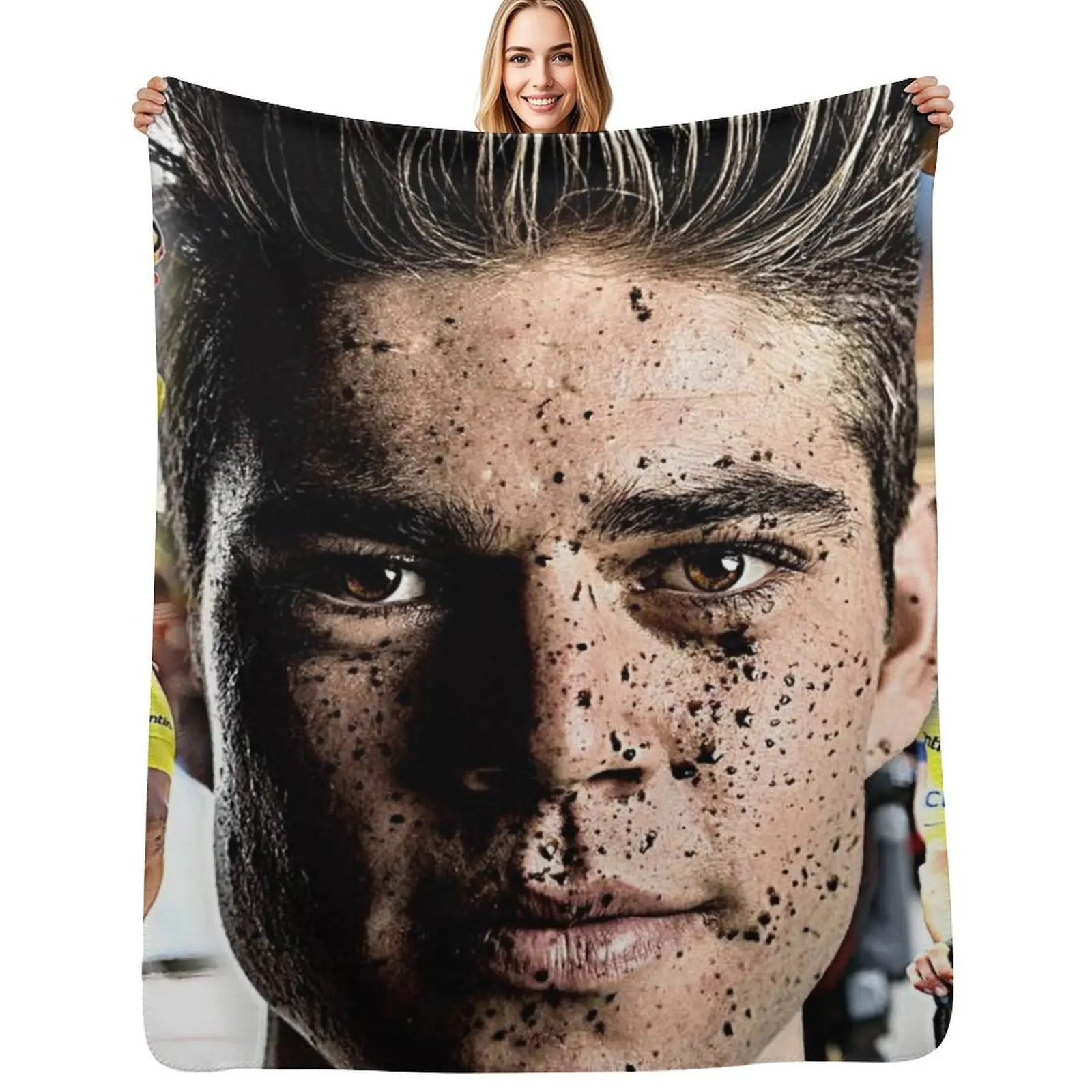 Wout van aert Throw Blanket Machine Washable Soft Warm Blanket
Wout van aert Throw Blanket Machine Washable Soft Warm Blanket